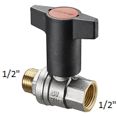 Шаровый кран Oventrop Optibal 1077304 DN15 1/2 (ВР-НР)  