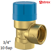 Предохранительный клапан Astrex Astropress B 3/4" 10 бар для воды