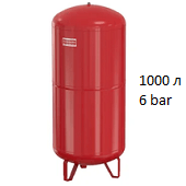 Напольный расширительный бак Flamco Flexcon R 1000 1,5-6 bar объемом 1000 литров для отопления
