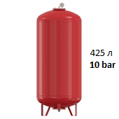 Расширительный бак Flamco Flexcon RM 425 3/10 бар объемом 425 литров с манометром
