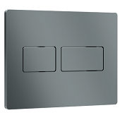 Панель двойного смыва RIVO Touch Lux 301001 хром матовый