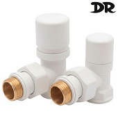 Угловой термостатический набор DR 0280.15BL0WBR 1/2"х1/2" белый