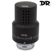 Термостатическая головка DR 0241.М6WHT0AP черного цвета     