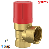 Предохранительный клапан Astrex Astropress 1" 4 бар для отопления