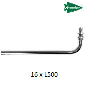 Трубка аксиальная приборная Г-образная ARROWHEAD 16xL500 AF-390-16500
