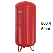 Напольный расширительный бак Flamco Flexcon R 800 1,5-6 bar объемом 800 литров для отопления