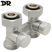 Прямой узел нижнего подключения DR 0171.M5N0M050 3/4"Ех3/4"Е цвета никель