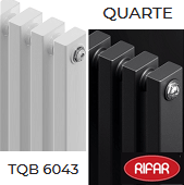 Трубчатые радиаторы RIFAR TUBOG QUARTE TQB 6043 высотой 430 мм