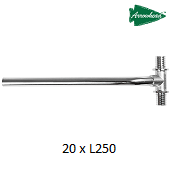 Трубка аксиальная приборная Т-образная ARROWHEAD 20xL250 AF-392-20250