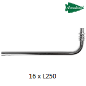 Трубка аксиальная приборная Г-образная ARROWHEAD 16xL250 AF-390-16250