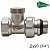 Прямой запорный радиаторный клапан Arrowhead Element 215033 Ду20