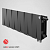Биметаллический радиатор Royal Thermo PianoForte VDR 200/16 секций цвет Noir Sable нижнее подключение