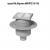 Трап McAlpine MRFG3V-50 с вертикальным выпуском DN50, с сухим гидрозатвором (подпружиненная мембрана)