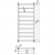 Размеры полотенцесушителя Zehnder Stalox STXI 100-045