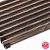 Алюминиевая рулонная решетка Mohlenhoff Decor Prestige DR 15 MO цвета дуб мокко