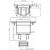 Чертеж трапа HL310NPrG-SML Чертеж трапа HL310NPrG-SML