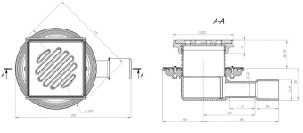Трап Fachmann T 510.1 POsG чертеж