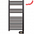 Электрический полотенцесушитель Zehnder Aura PBEBZ-080-040 черного цвета RAL 9005 matt 