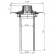 Чертеж воронки Fachmann VMPro 160x590 Чертеж воронки Fachmann VMPro 160x590
