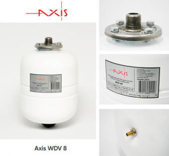 Расширительный бак Axis WDV 8 для ГВС объемом 8 литров