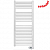 Электрический полотенцесушитель Zehnder Aura PBEZ-120-050 белого цвета RAL 9016