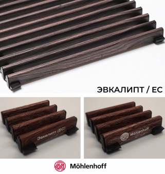 Рулонная решетка Mohlenhoff Decor Prestige DR 15 EC эвкалипт