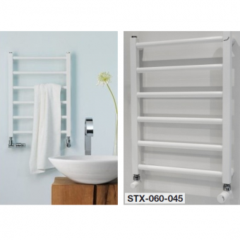Водяной полотенцесушитель Zehnder Stalox STX 060-045 белого цвета