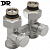 Прямой узел нижнего подключения DR 0171.М4N0M050 3/4"Ех1/2 цвета никель