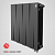 Биметаллический радиатор Royal Thermo PianoForte VDR 500/12 секций цвет Noir Sable нижнее подключение