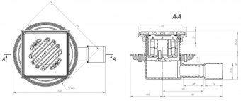 Трап Fachmann T 510.0 PDsG чертеж