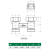 Размеры и чертеж узла Arrowhead Element White 216032W Размеры и чертеж узла Arrowhead Element White 216032W