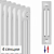 Радиатор Royal Thermo Insignia VC3180-04 белого цвета RAL9016 с нижним подключением и термовентилем