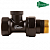 Запорный радиаторный клапан прямой Arrowhead Element Black 215033B Ду20 черного цвета
