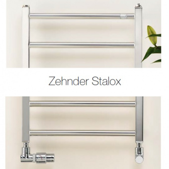 Элементы конструкции полотенцесушителя Zehnder Stalox