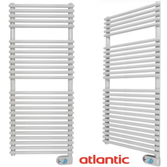 Электрический полотенцесушитель Atlantic Velma 500W белого цвета. Высота 1190 мм, ширина 500 мм