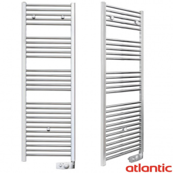 Электрический полотенцесушитель Atlantic 2012 CH 500W цвет хром. Высота 1450 мм, ширина 500 мм