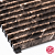 Алюминиевая рулонная решетка Mohlenhoff Decor Prestige DR 15 BR цвета коричневый мрамор