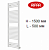 Электрический полотенцесушитель RIFAR D-LINE DL-150-50-W белый