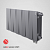 Биметаллический радиатор Royal Thermo PianoForte VDR 300/12 секций цвет Silver Satin нижнее подключение