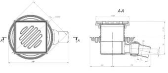 Трап Fachmann T 520.0 POsG чертеж