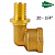 Угольник аксиальный с внутренней резьбой ARROWHEAD 20-3/4" AF-322-2020