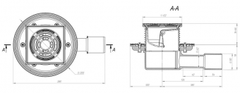 Трап Fachmann T 510.1 SNsP чертеж