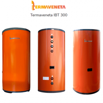 Бойлер косвенного нагрева из нержавеющей стали Termaveneta IBT 300. Объем 300 литров