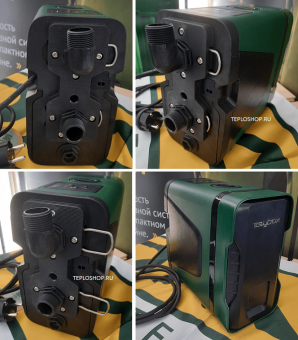 Фото патрубков подключения насосной станции Esybox POP