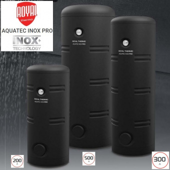 Бойлер косвенного нагрева Royal Thermo Aquatec Inox Pro RTWX-P 300. Объем - 300 литров.