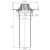 Чертеж воронки Fachmann VMO 160x720 Чертеж воронки Fachmann VMO 160x720