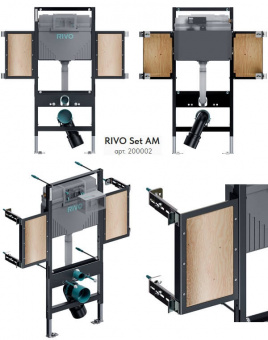 Изображение инсталляции RIVO Set AM 200002  с разных ракурсов