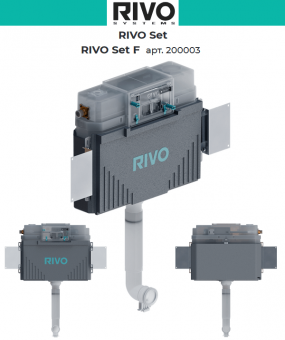 Встраиваемый бак RIVO Set F 200003 для напольного унитаза