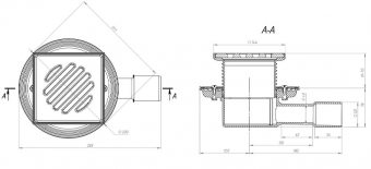Трап Fachmann T 510.1 POsB чертеж