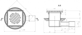 Трап Fachmann T 510.0 POsG чертеж